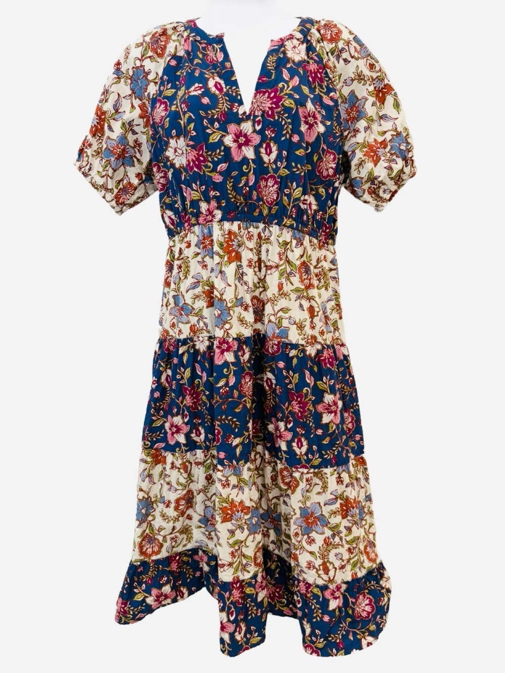 Harlow & Rose Cottage Core Tiered Prairie Dress. Medium